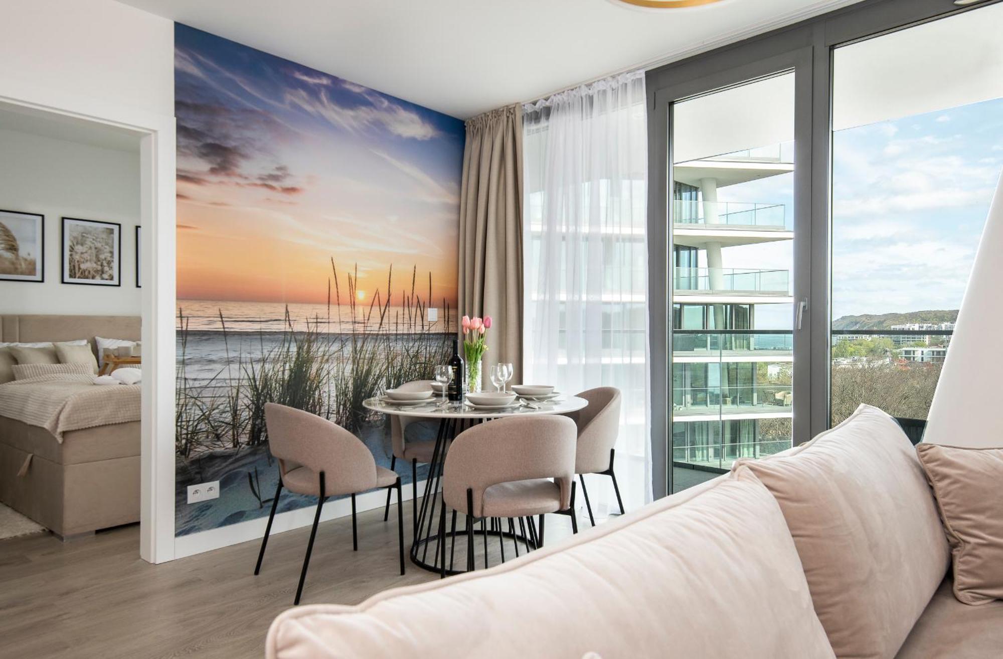 Wave Panorama 8Th Floor Sea View Apartment Miedzyzdroje Luaran gambar