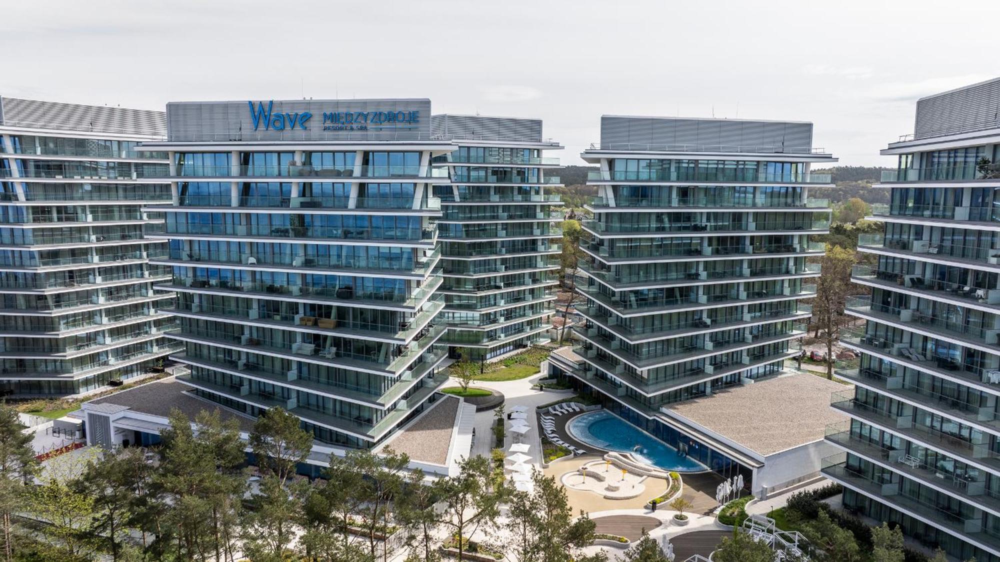 Wave Panorama 8Th Floor Sea View Apartment Miedzyzdroje Luaran gambar